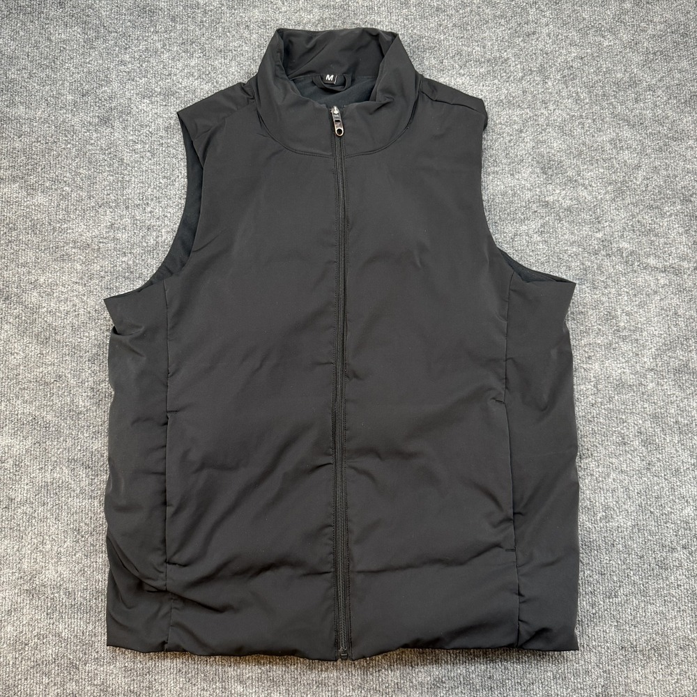 Public Rec Insulated Vest Men's M Black 3M Thinsulate Full Zip Mock Neck